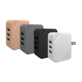 3 Port AC folding Travel Charger