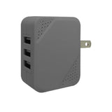 3 Port AC folding Travel Charger