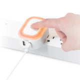 LED Night Light with 2 USB Charge Ports